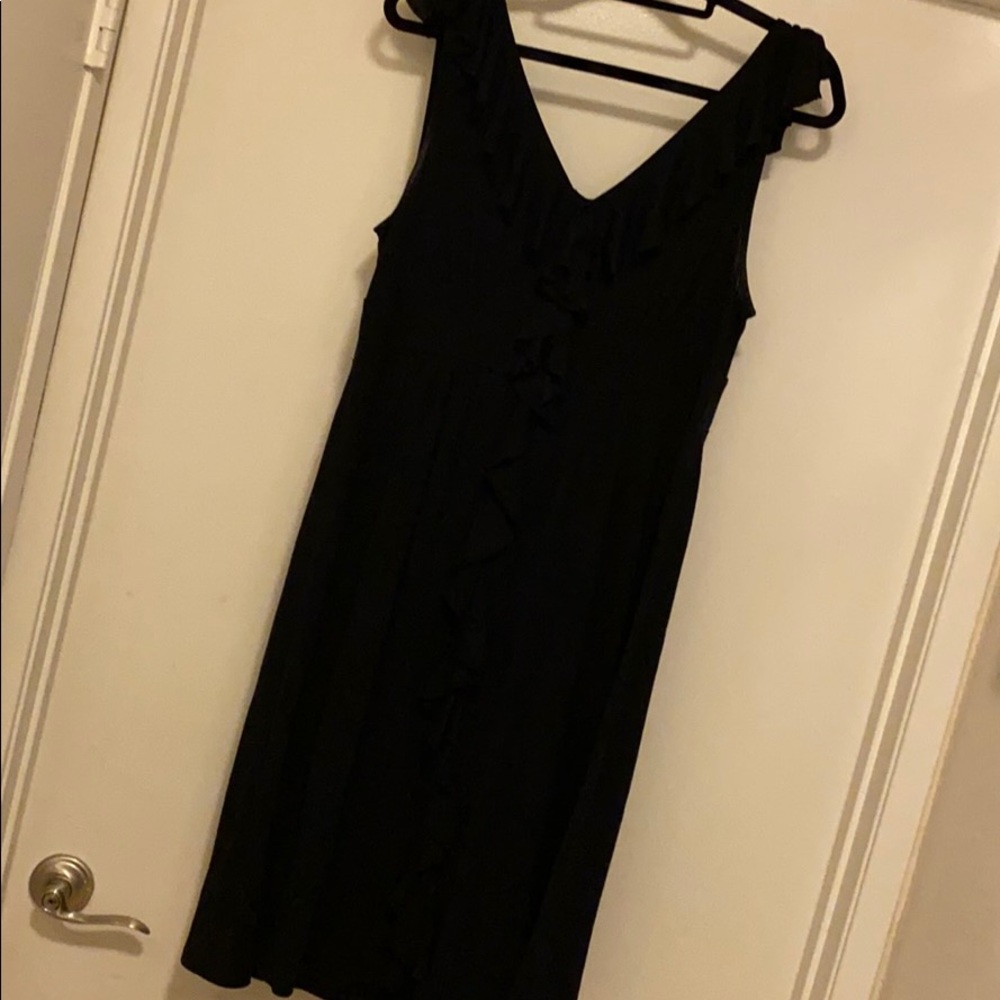 INC black ruffle dress